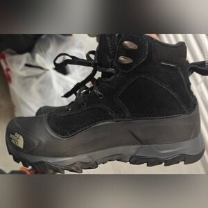 THE NORTH FACE Snowfuse Lace-Up Winter Snow Boots Black Size 7,5